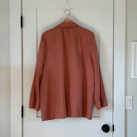 Salmon Pink Madewell Blazer XL - Picture 14 of 16